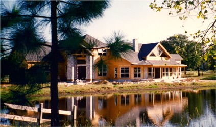 Timber Frame Custom Home on Private Lake in TX